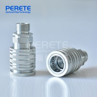 ISO5676系列隔壁式農機接頭 碳鋼液壓快速接頭 推拉式液壓接頭