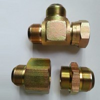 【鴻瑞】 廠家直銷 管螺紋快速接頭 油壓外螺紋三通接頭  油壓過渡接頭批發(fā)