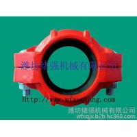 煤礦 礦山 石化 船舶行業專用 溝槽式管道快速接頭，輸水 通風 注漿 混凝土漿輸送礦用溝槽式管接件/卡箍