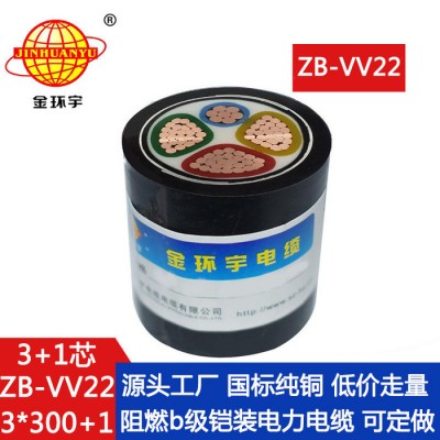 金環宇電纜 ZB-VV22-3X300+1X150平