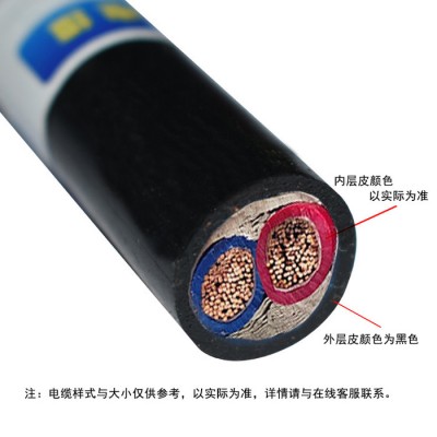 阻燃電纜ZC-VVR2*95平方金環宇電線