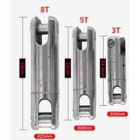 恒龍  3-8T電纜連接器 鋼絲繩旋轉環 網套連接器 抗彎卸扣 **  電纜連接器
