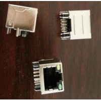 供應興伸展電子8P8C帶卡鉤網絡直通/RJ45連接器/RJ45連接器網絡插座/網絡接口母座