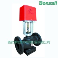 博信電動蒸汽電動比例調節閥  VAF30.250Q+10000N帶485 電動溫控閥