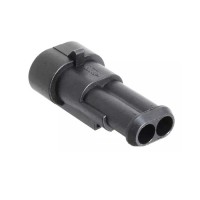 面板或電纜安裝TE/泰科AMP Superseal 1.5 系列282104-1連接器外殼母座尼龍膠殼
