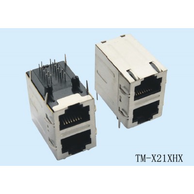 供應高品質雙層10/100M 3U RJ45帶濾