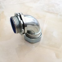 天津易科牌金屬電纜護線管用接頭 90度彎頭 45度彎頭 拐角連接器