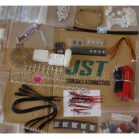 鼎騰發 出售原廠JST連接器2.5間距線對線或線對板XADR系列8孔雙排接插件白色塑膠殼XADRP-08V