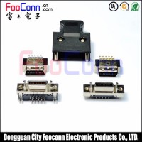 高品質 3M SCSI連接器 VHDCI連接器 小68Pin 焊線 公頭 Pitch1.0mm V68焊線公頭