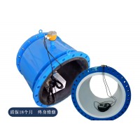 大口徑電磁流量計分體含電纜市政管道測控可定制非滿管測量電磁式流量計