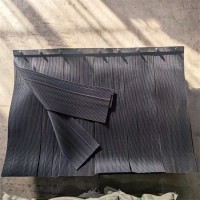 出口導料槽防塵簾定制代加工，異形防塵簾，提供長寬*層數(shù)